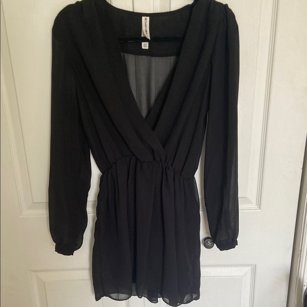 Bethany Mota Sheer Black Top